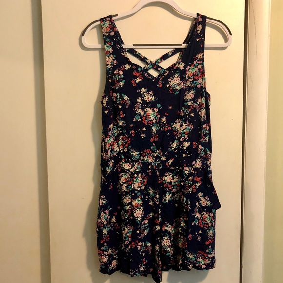 Mango - Floral print romper - Picture 1 of 4